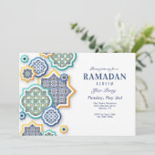 アラビア装飾 招待状 (スタンド正面)