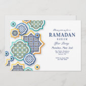 アラビア装飾 招待状 (正面/裏面)