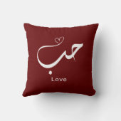 アラビア語で愛 クッション (裏面)