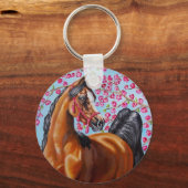 アラビア語で花が咲く湾 キーホルダー (正面)