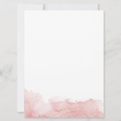 アラビア語と英語の赤結婚のカード招待状 招待状 (裏面)