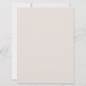 アラビア語と英語モダンの写エレガント真 招待状 (裏面)