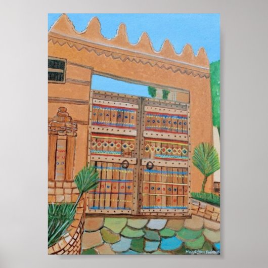 アラビア語のドアポスター ポスター (正面)