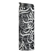 アラビア語の文字（黒と白） タンブラー (回転右)