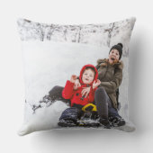 アラビア語の母の日の書道とバラ-ハート クッション (裏面)