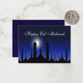 アラビア語の美しいモスク ノートカード (正面/裏面インサイチュ)