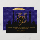 アラビア語をテーマにしたサンキューカード ポストカード (正面/裏面)