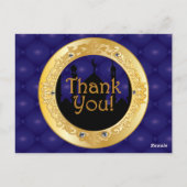 アラビア語をテーマにしたサンキューカード ポストカード (裏面)