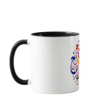 アラビア語アルファベットシャッフル色