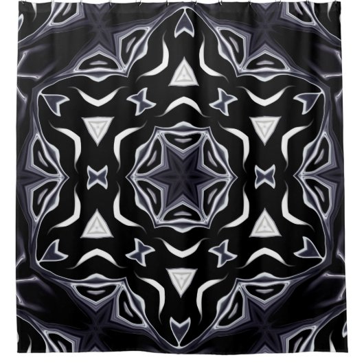 アラビア語オーナメント（アジア） シャワーカーテン (正面)