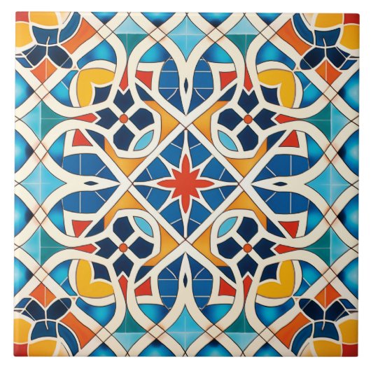 アラビア語デザインスタイルのテーマ タイル (正面)