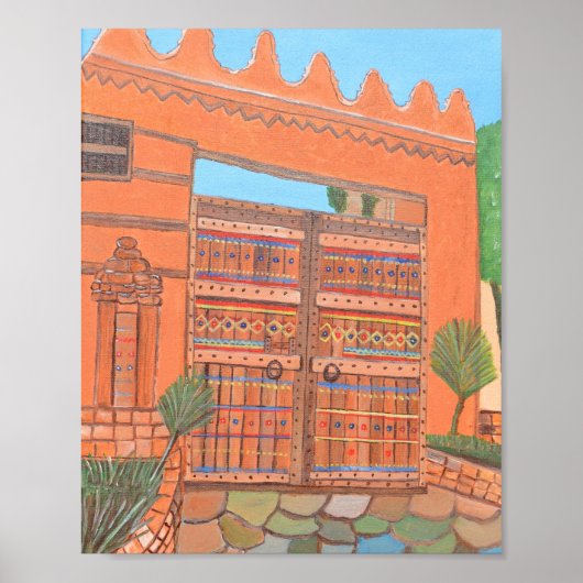 アラビア語ドア ポスター (正面)