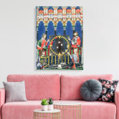 アラビア語バックギャモン選手4人 キャンバスプリント (インサイチュ (リビング))