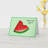 アラビア語バレンタインカード 愛なしで、スイカなしで スイカカード カード (黄色い花)