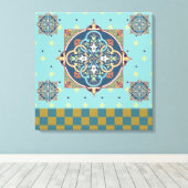 アラビア語パターン – キャンバスプリント (インサイチュ (ウッドフロア))