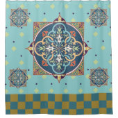 アラビア語パターン – シャワーカーテン (正面)