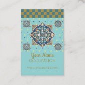 アラビア語パターン – 名刺 (正面)