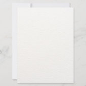 アラビア語フローラエレガントミニマル派 招待状 (裏面)