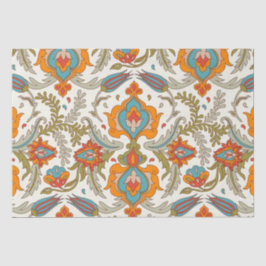 アラビア語ボホエレガントフローラモロッコピーコック 薄葉紙