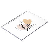 アラビア語モダン書簡法のAlhamdulillah, الحمد ノートブック (左側)