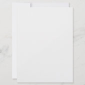 アラビア語モダン英語ミニマル主義イスラム 招待状 (裏面)