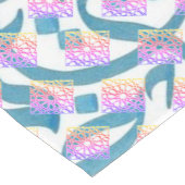 アラビア語ラインデザイン ショートテーブルランナー (コーナー)