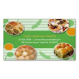 アラビア語レバノンペストリー マグネット名刺