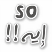 アラビア語、アラビア語のおもしろい引用文 シール (正面)