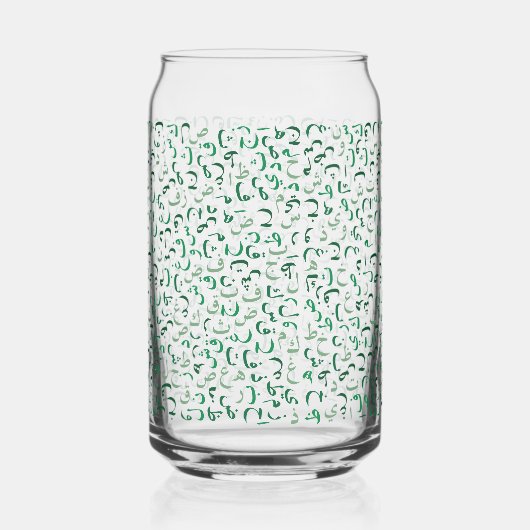 アラビア語 ガラス缶 (正面)