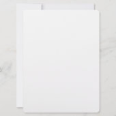 アラビア語 英語 ゴールド オルネート クラシック エレガント ムスリム 招待状 (裏面)