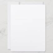 アラビア語（英語）緑華美ヴィンテージエレガントイスラム教徒 招待状 (裏面)