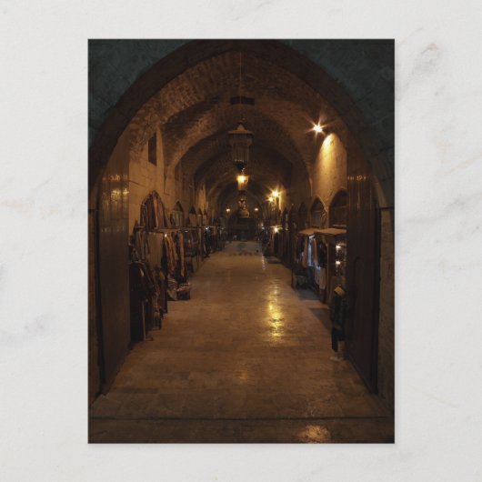 アラビア語Aleppo Handcraft Bazar – シリア中東 ポストカード (正面)