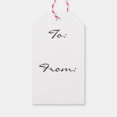 アラビア馬のギフトタグ ギフトタグ (裏面)