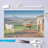 アラビア馬のティッシュペーパー 薄葉紙 (クラフト)