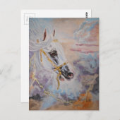 アラビア馬はがき ポストカード (正面/裏面)