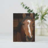 アラビア馬はがき ポストカード (スタンド正面)