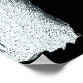 アラビア馬インクスケッチ ポスター (角)