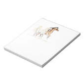 アラビア馬メモ帳 ノートパッド (回転)