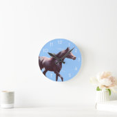 アラビア馬壁時計 ラウンド壁時計 (ホーム)