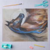 アラビア馬絵を描の切り離し 薄葉紙 (クラフト)