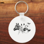 アラビア馬 キーホルダー (正面)