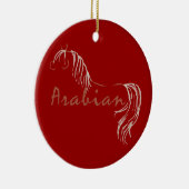 アラビア馬 セラミックオーナメント (右)