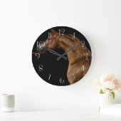 アラビア馬 ラージ壁時計 (ホーム)