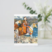 アラビア騎兵 ポストカード (スタンド正面)