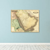 アラビア、エジプト、ヌビア キャンバスプリント (インサイチュ (ウッドフロア))