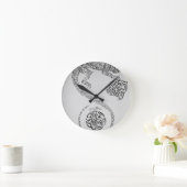 アラビアCalligrpahy ラウンド壁時計 (ホーム)