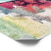 アラビカスタマイズアの書道デザイン ポスター (角)