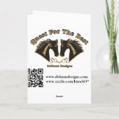 アラビカスタムアホースクリスマスカメオカード シーズンカード (裏面)