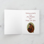 アラビカスタムアホースクリスマスカメオカード シーズンカード (内部)