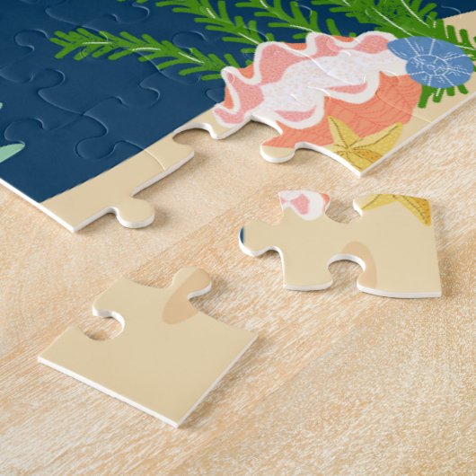 アラビカスタムア語パーソナライズされた名の子どもの名前 ジグソーパズル (側面)